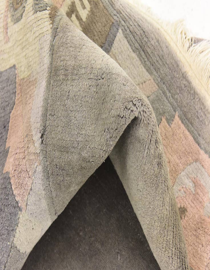 Detail image of  8' x 11' 2  Hand Knotted Nepal Wool Rug