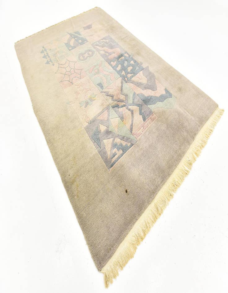 Detail image of  6' 5 x 9' 5  Hand Knotted Nepal Wool Rug