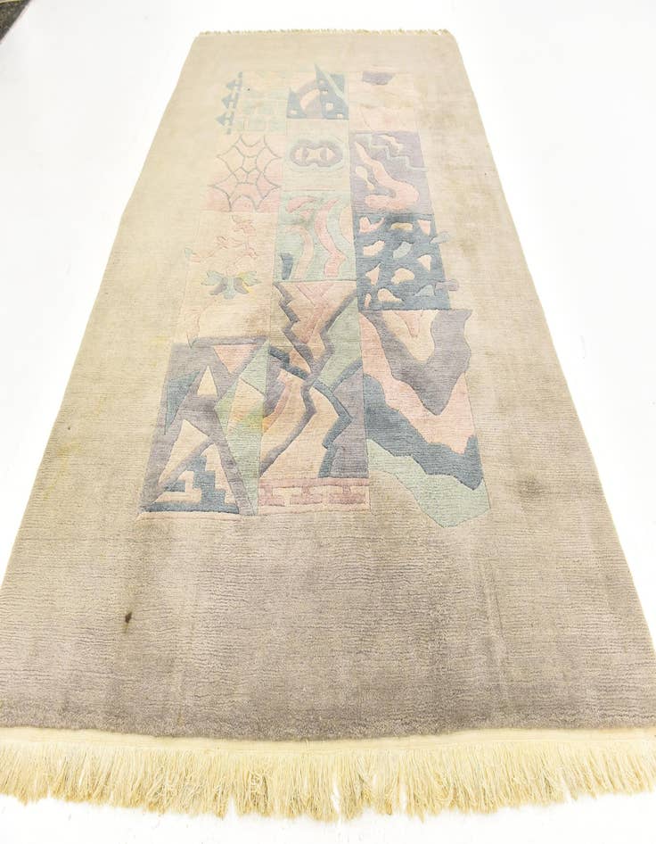 Detail image of  6' 5 x 9' 5  Hand Knotted Nepal Wool Rug