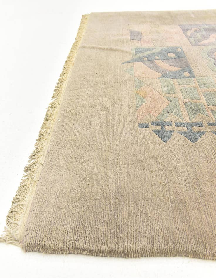 Detail image of  6' 5 x 9' 5  Hand Knotted Nepal Wool Rug