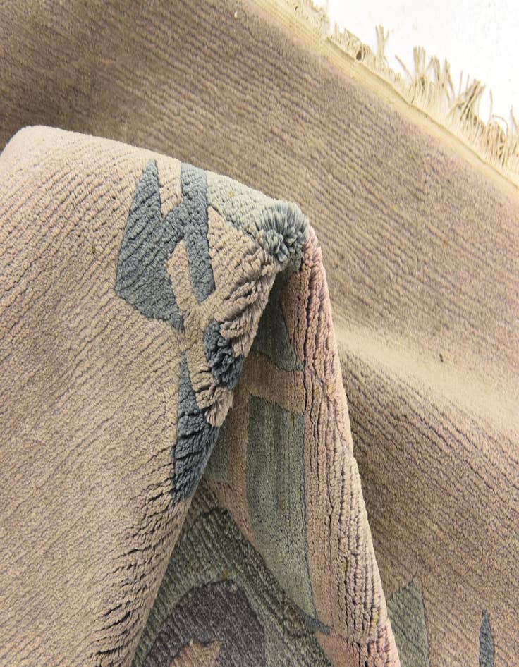 Detail image of  6' 5 x 9' 5  Hand Knotted Nepal Wool Rug