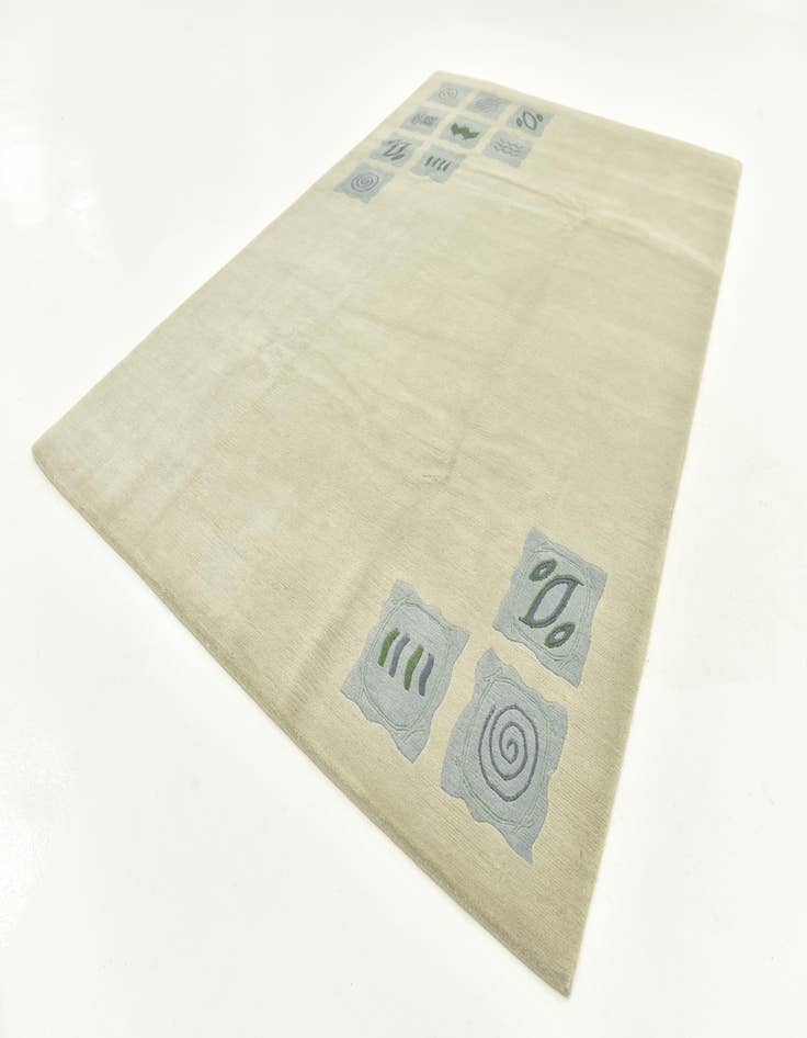 Detail image of  6' 8 x 10'  Hand Knotted Nepal Wool Rug