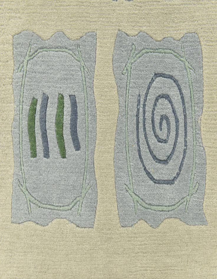 Detail image of  6' 8 x 10'  Hand Knotted Nepal Wool Rug