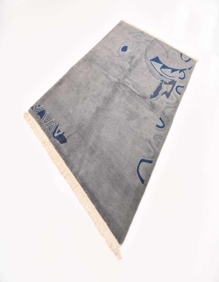 Detail image of  5' 8 x 7' 11  Hand Knotted Nepal Wool Rug