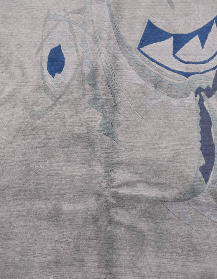 Detail image of  5' 8 x 7' 11  Hand Knotted Nepal Wool Rug