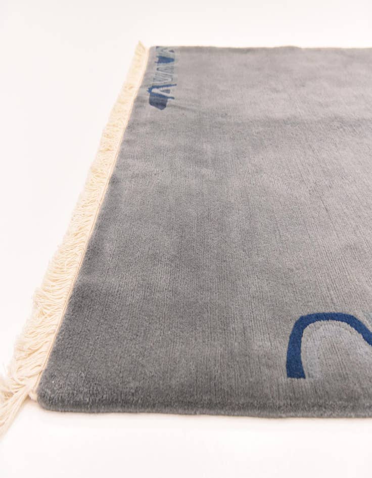 Detail image of  5' 8 x 7' 11  Hand Knotted Nepal Wool Rug