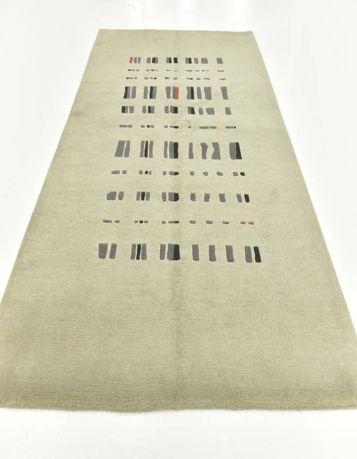 Detail image of 5' 6 x 7' 10 Hand Knotted Nepal Wool Rug