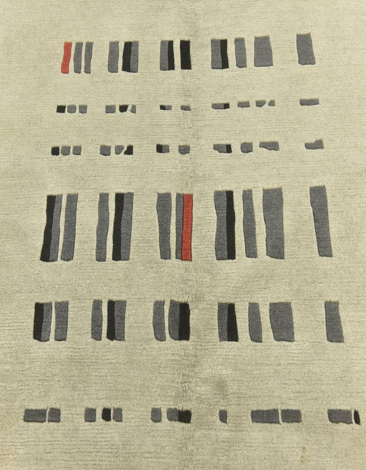 Detail image of 5' 6 x 7' 10 Hand Knotted Nepal Wool Rug