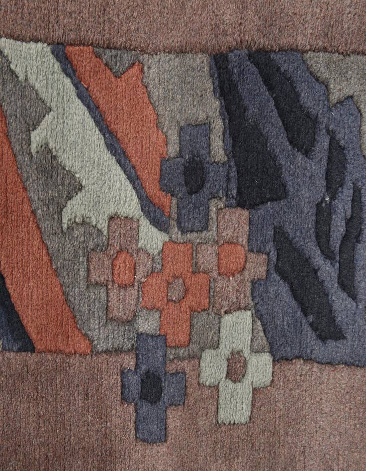 Detail image of  8' 8 x 10' 9  Hand Knotted Nepal Wool Rug