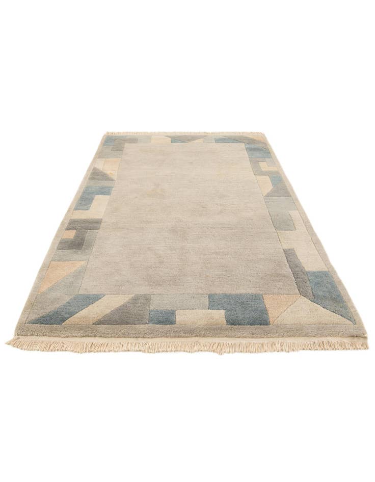 Detail image of  4' x 6' 3  Hand Knotted Nepal Wool Rug