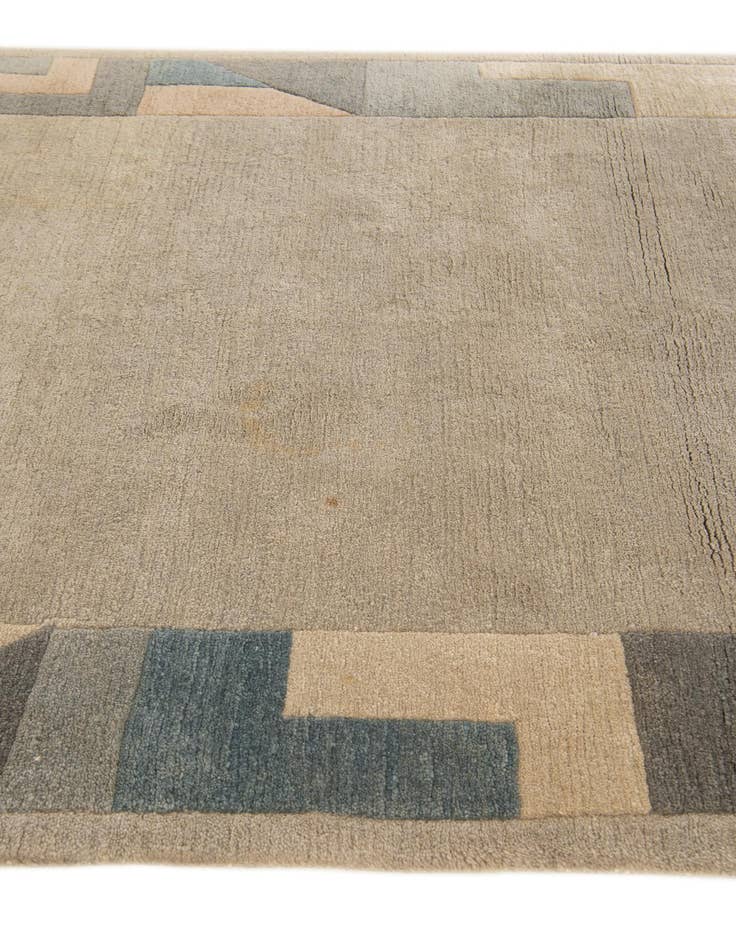 Detail image of  4' x 6' 3  Hand Knotted Nepal Wool Rug