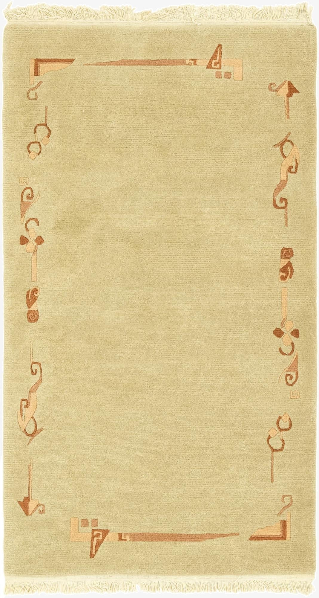  3' x 5' 4  Hand Knotted Nepal Wool Rug