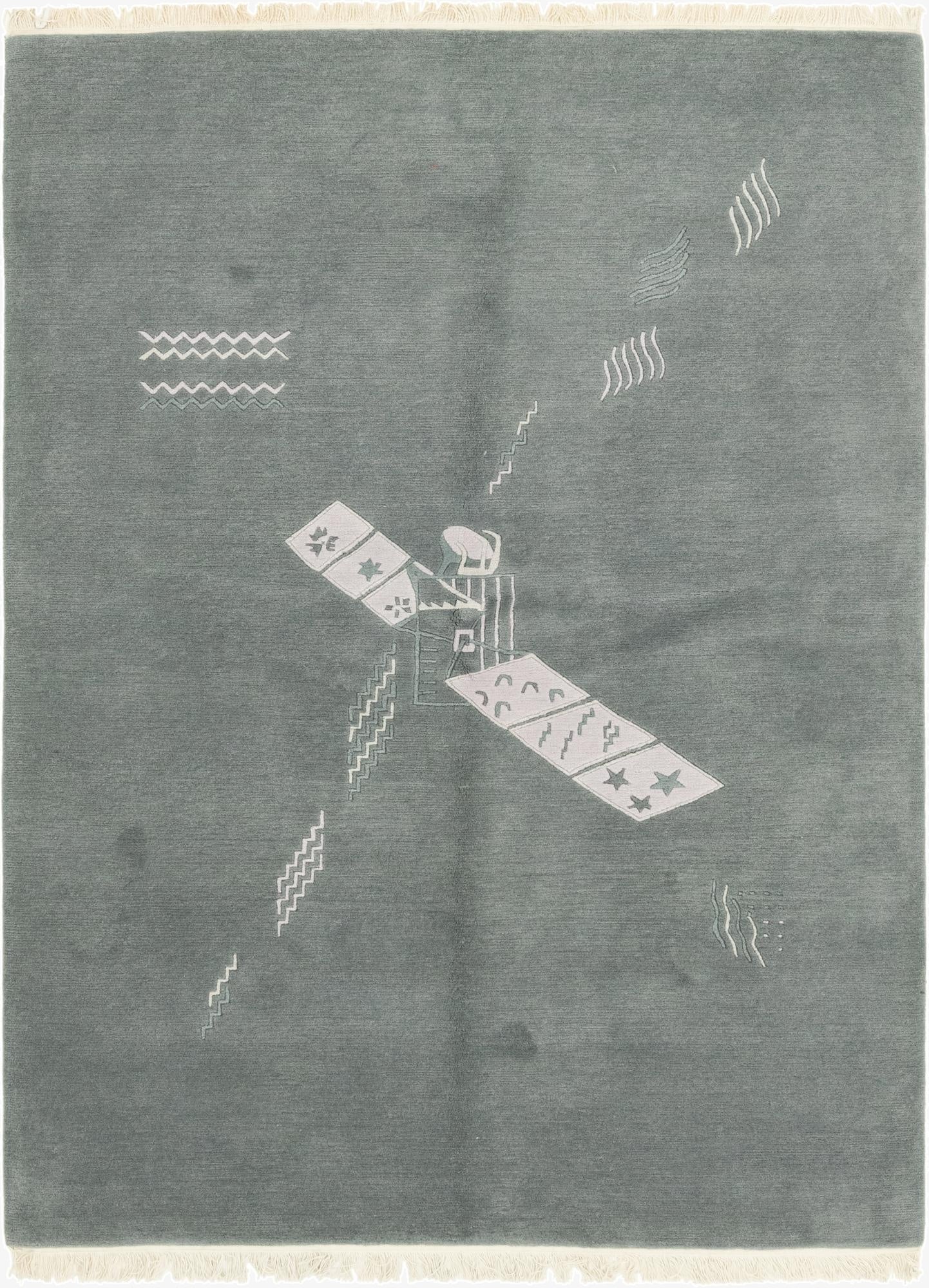  5' 6 x 7' 10  Hand Knotted Nepal Wool Rug