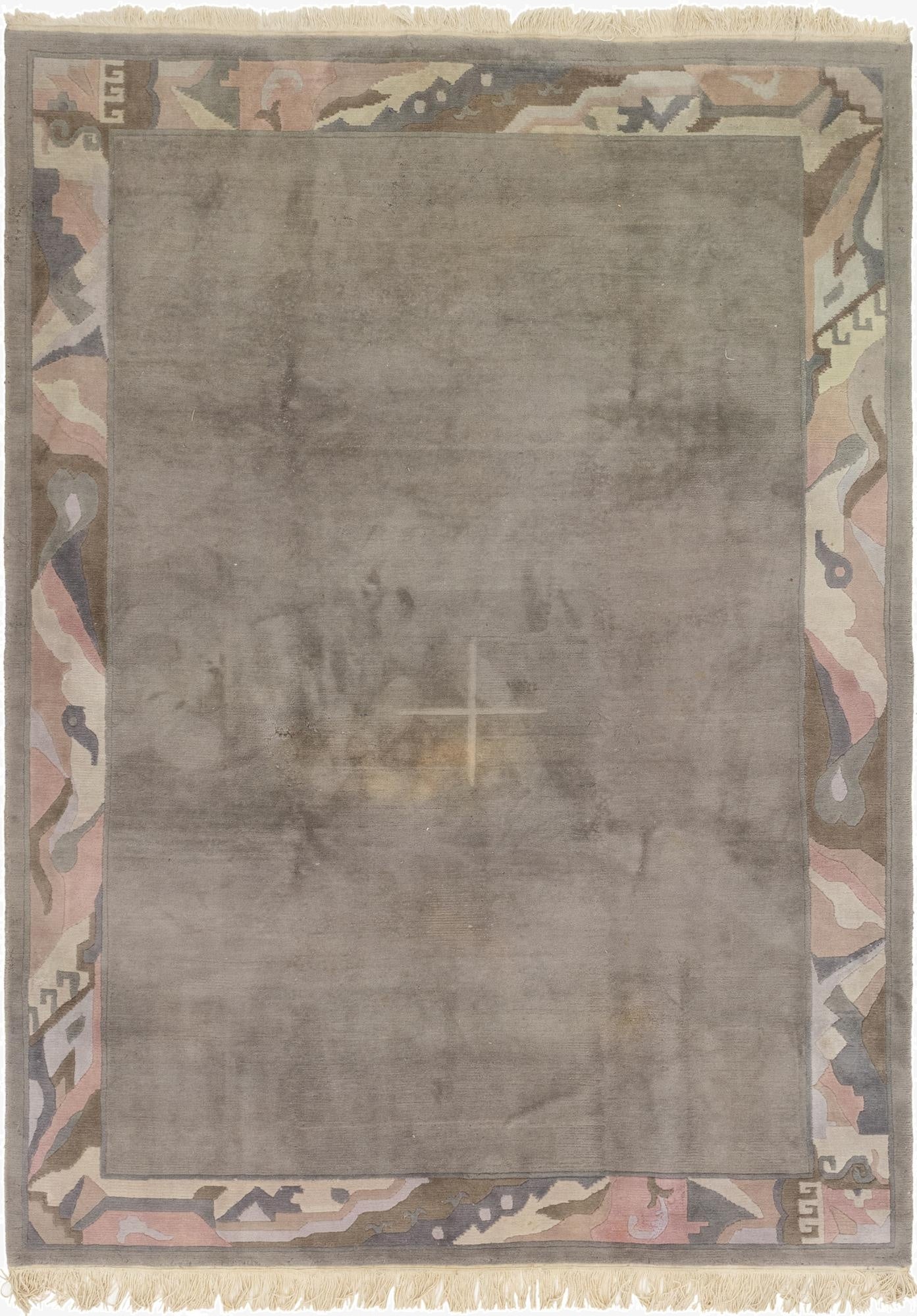  8' x 11' 2  Hand Knotted Nepal Wool Rug