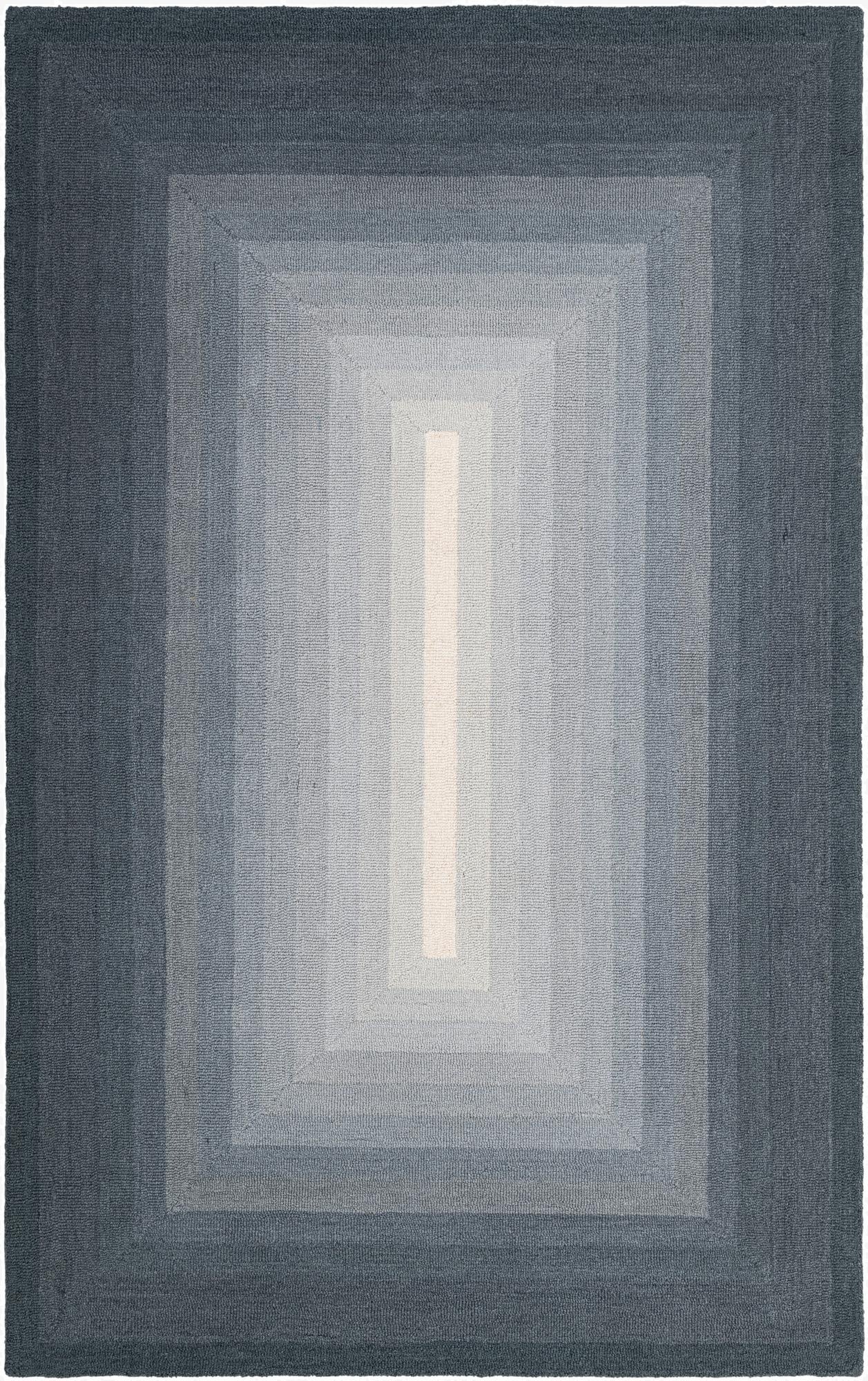  5' 1 x 8' Ombre Wool Rug