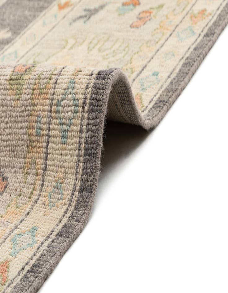 Detail image of  10' 1 x 13' 11  Hand Knotted Oushak Rug