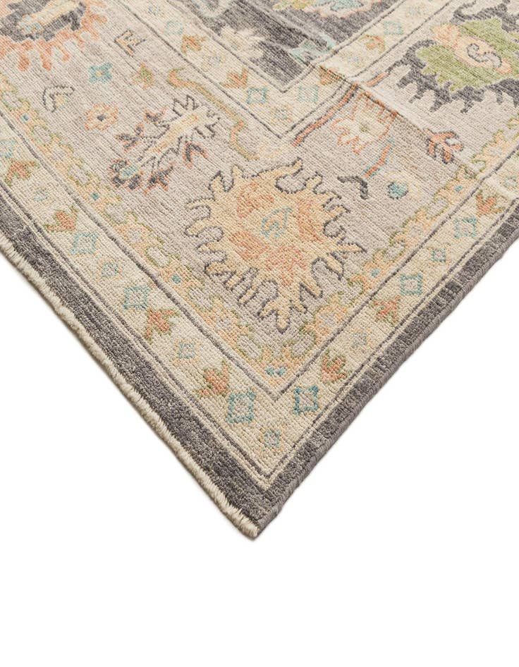 Detail image of  10' 1 x 13' 11  Hand Knotted Oushak Rug