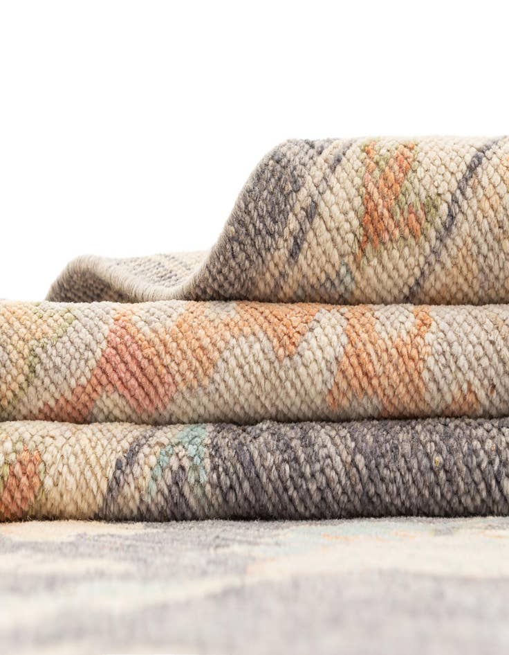 Detail image of  10' x 14'  Hand Knotted Oushak Rug