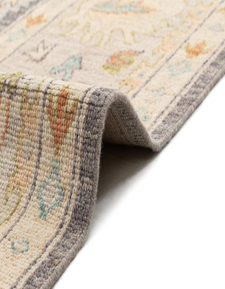 Detail image of  10' x 14'  Hand Knotted Oushak Rug