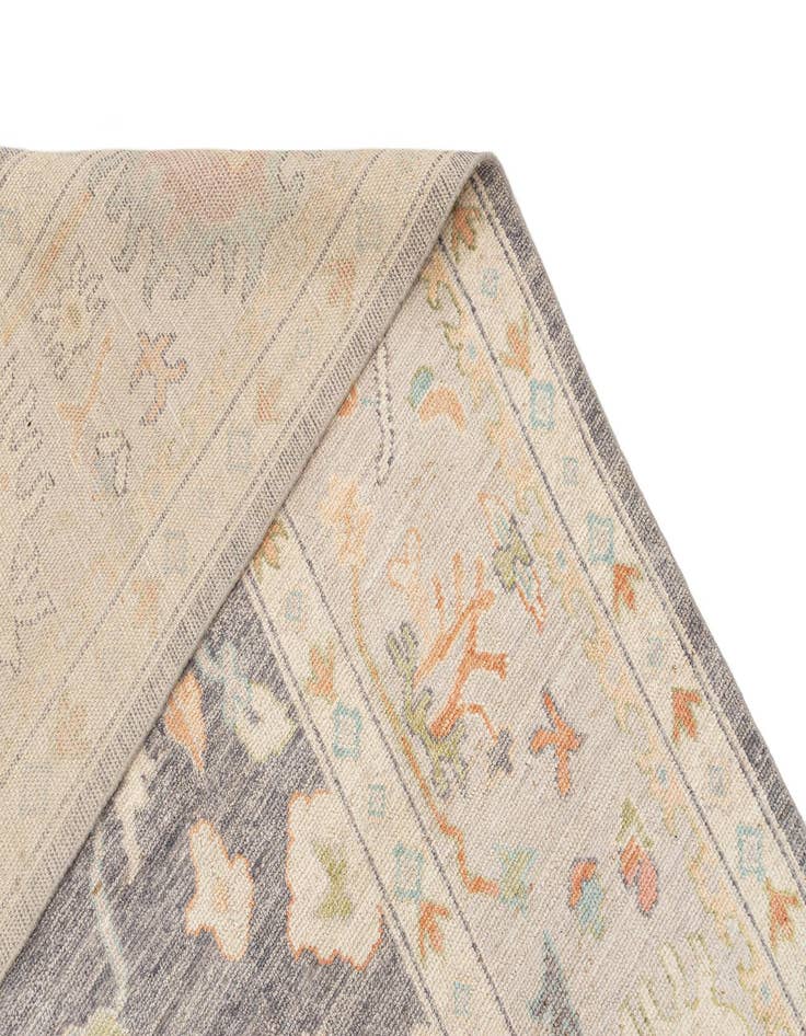 Detail image of  10' x 14'  Hand Knotted Oushak Rug