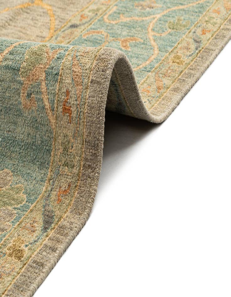 Detail image of  9' 1 x 11' 9  Hand Knotted Oushak Rug