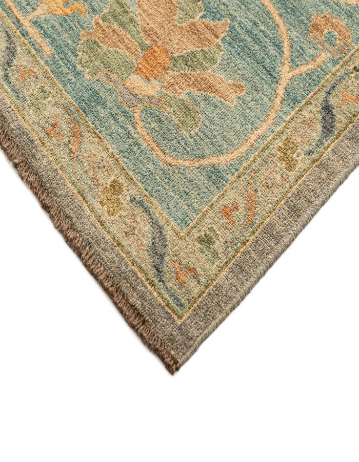 Detail image of  9' 1 x 11' 9  Hand Knotted Oushak Rug