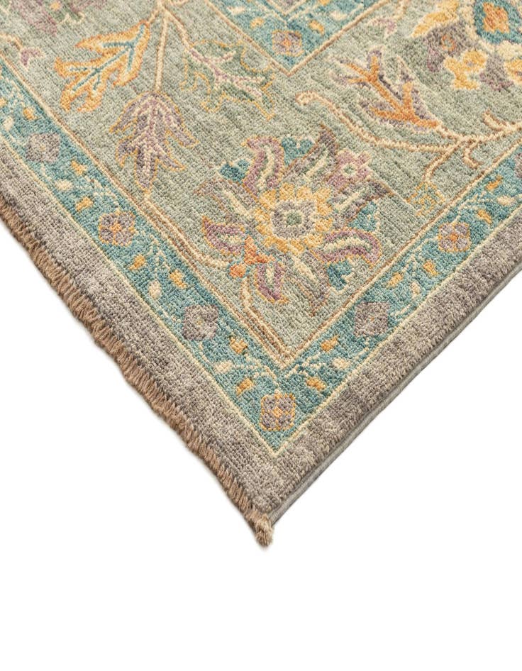 Detail image of  7' 10 x 9' 10  Hand Knotted Oushak Rug