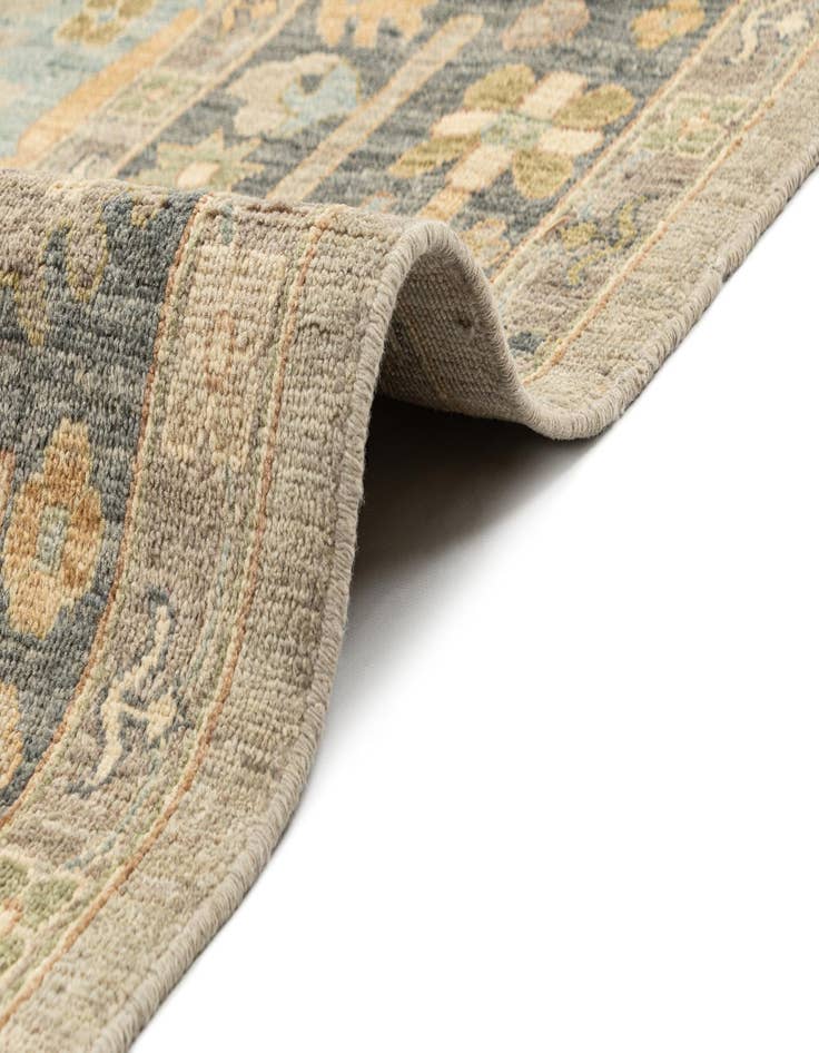 Detail image of  8' x 9' 11  Hand Knotted Oushak Rug