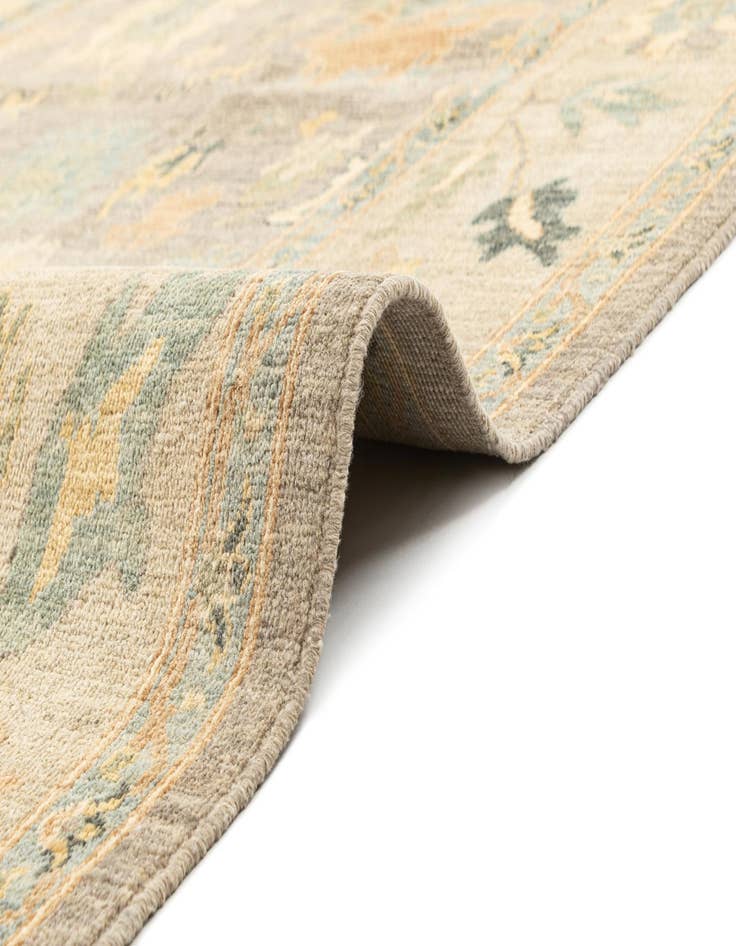 Detail image of  8' 1 x 10' 4  Hand Knotted Oushak Rug