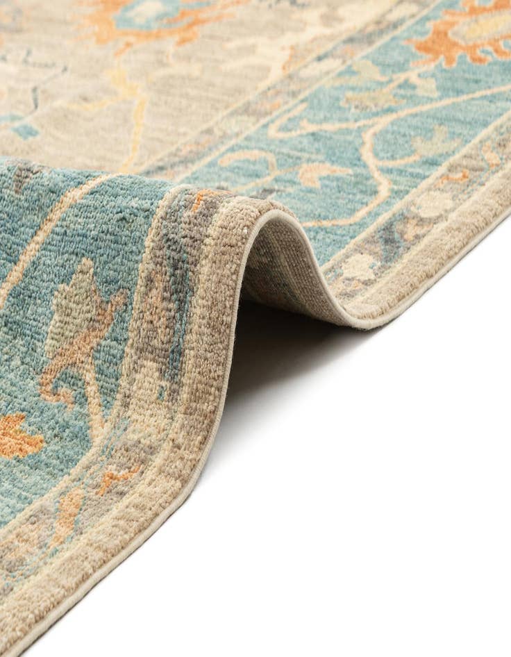 Detail image of  8' 3 x 9' 9  Hand Knotted Oushak Rug