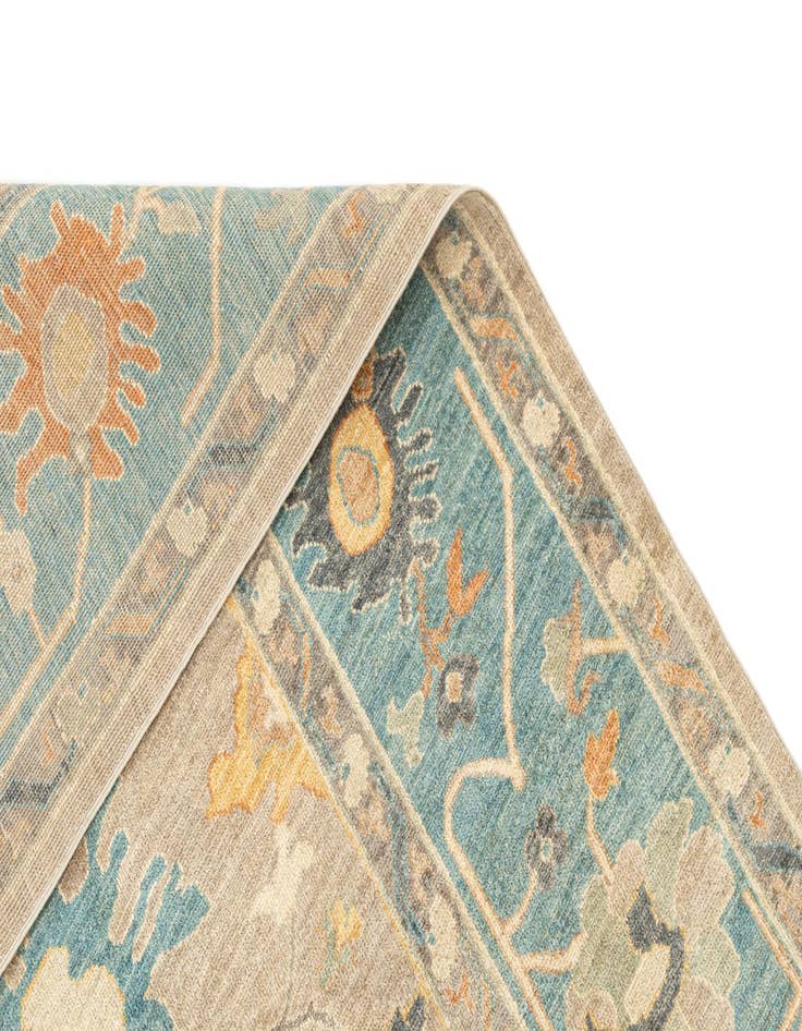 Detail image of  8' 3 x 9' 9  Hand Knotted Oushak Rug