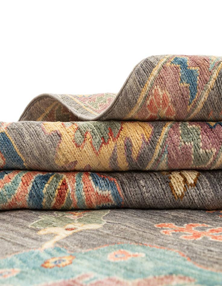 Detail image of  8' 11 x 12' 1  Hand Knotted Oushak Rug