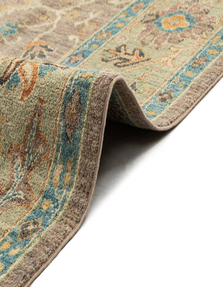 Detail image of  8' 1 x 9' 10  Hand Knotted Oushak Rug