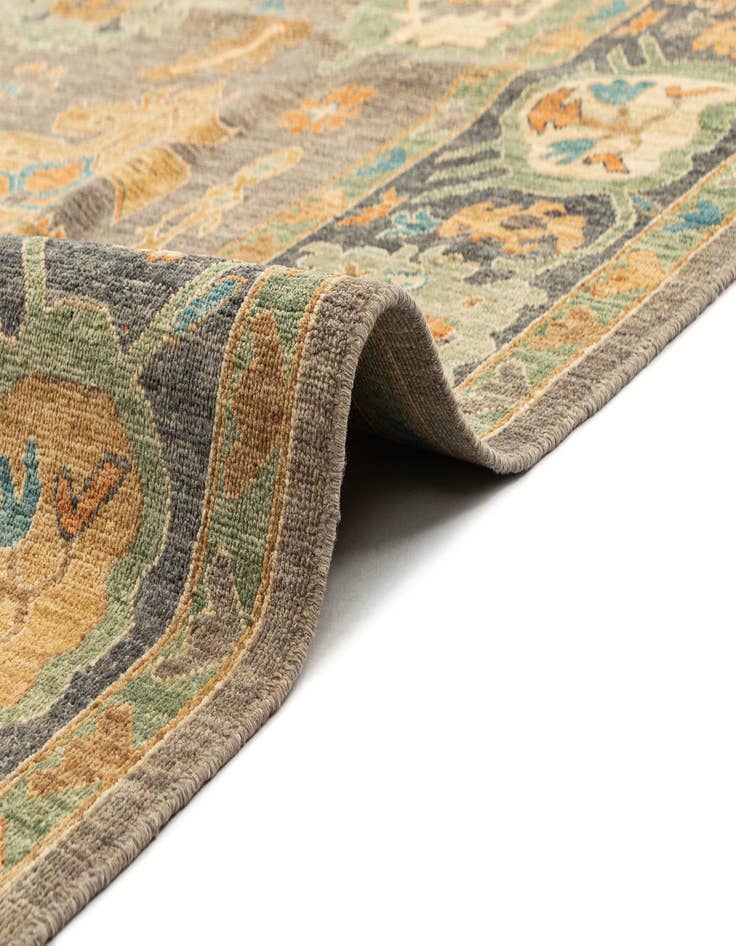 Detail image of  8' 2 x 9' 11  Hand Knotted Oushak Rug