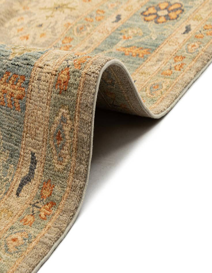 Detail image of  8' 4 x 9' 8  Hand Knotted Oushak Rug
