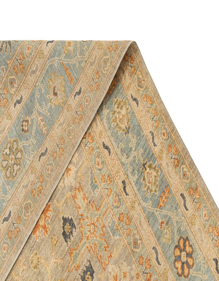 Detail image of  8' 4 x 9' 8  Hand Knotted Oushak Rug