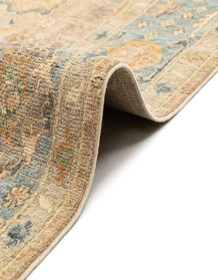 Detail image of  7' 11 x 9' 5  Hand Knotted Oushak Rug