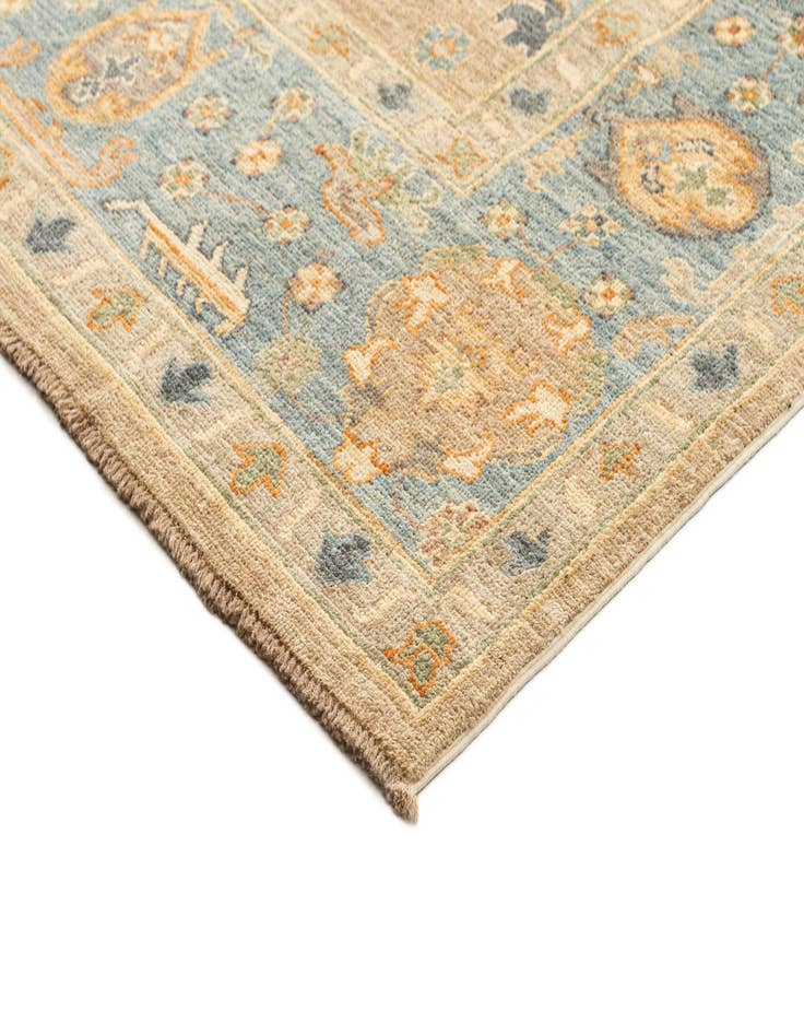 Detail image of  7' 11 x 9' 5  Hand Knotted Oushak Rug