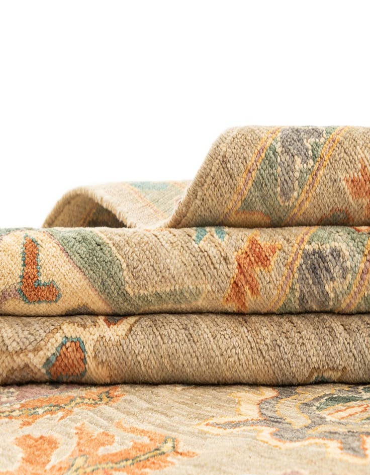 Detail image of  8' x 9' 10  Hand Knotted Oushak Rug