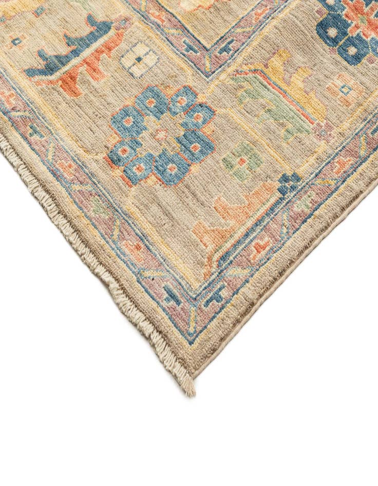 Detail image of  8' 2 x 9' 11  Hand Knotted Oushak Rug