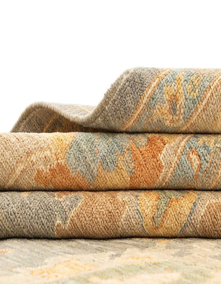 Detail image of  8' 1 x 10'  Hand Knotted Oushak Rug