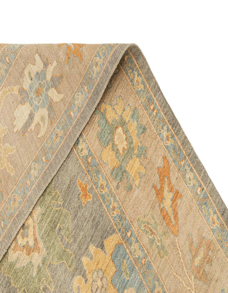 Detail image of  8' 1 x 10'  Hand Knotted Oushak Rug