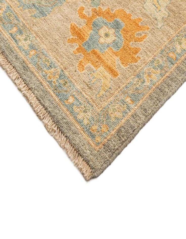 Detail image of  8' 1 x 10'  Hand Knotted Oushak Rug