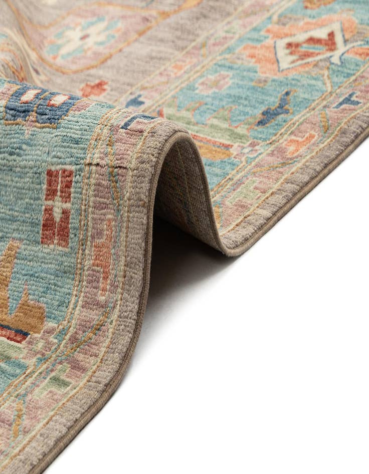 Detail image of  9' 1 x 11' 5  Hand Knotted Oushak Rug