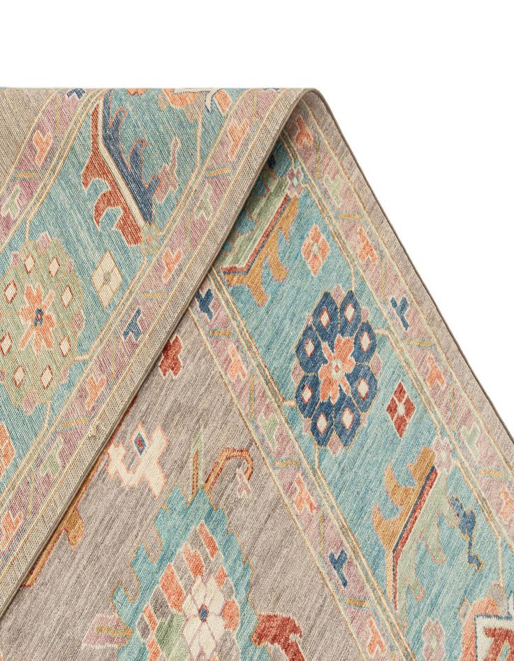 Detail image of  9' 1 x 11' 5  Hand Knotted Oushak Rug