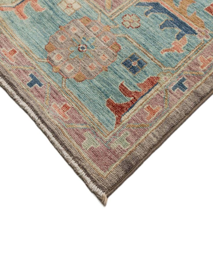 Detail image of  9' 1 x 11' 5  Hand Knotted Oushak Rug