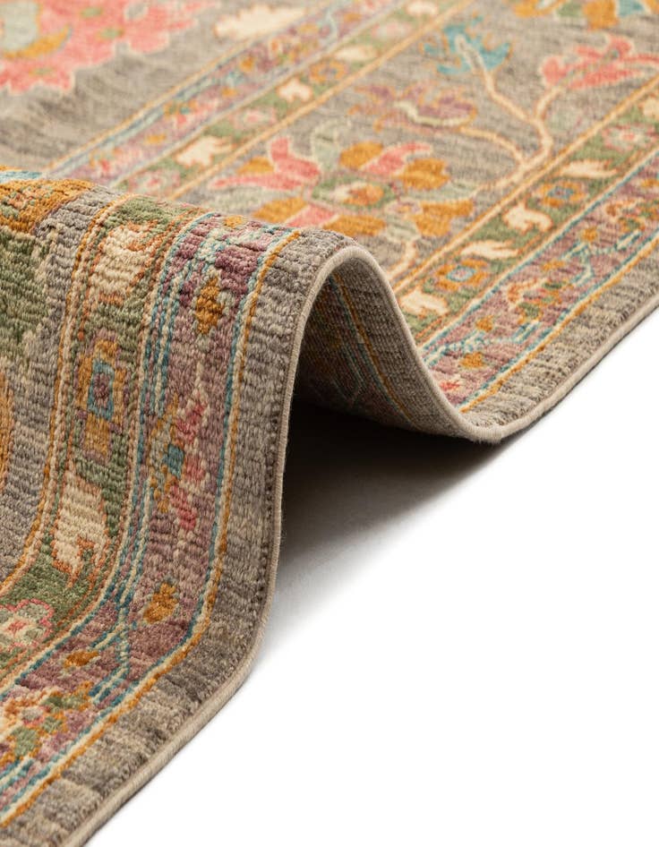 Detail image of  9' 1 x 11' 9  Hand Knotted Oushak Rug