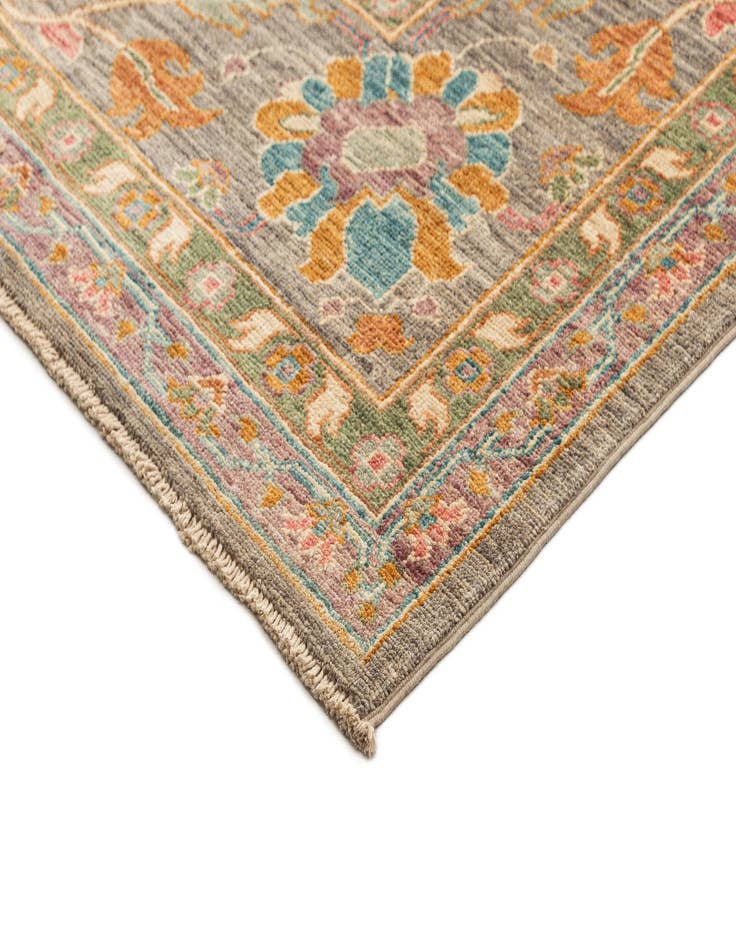 Detail image of  9' 1 x 11' 9  Hand Knotted Oushak Rug