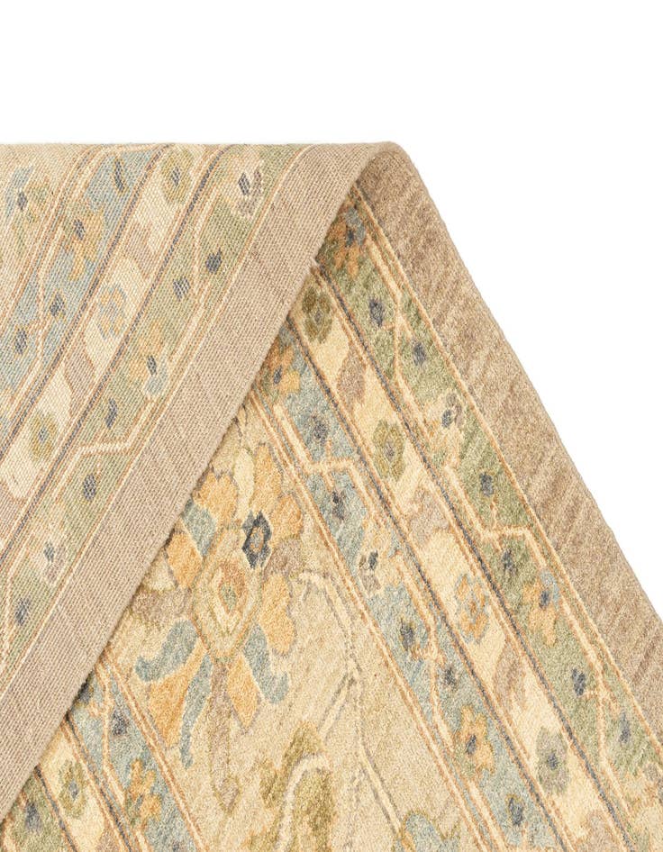 Detail image of  13' x 16'  Hand Knotted Oushak Rug