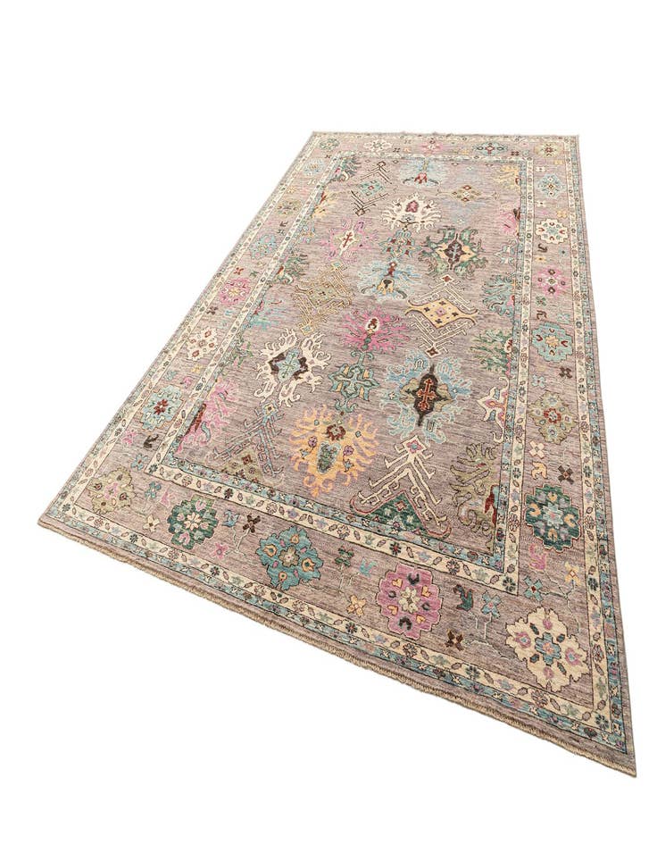 Detail image of  10' 2 x 13' 8  Hand Knotted Oushak Rug